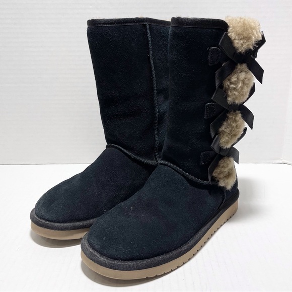Koolaburra by UGG 1015875 Victoria Tall Suede Mid-Calf Boots - Picture 2 of 15
